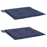 Vidaxl Pallet cushions 2 pcs 40x40x3 cm Oxford fabric marine blue