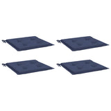 Vidaxx coussins de palette 4 pcs 50x50x4 cm tissu oxford bleu marine