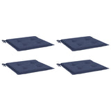 Vidaxl Pallet cushions 4 st 50x50x3 cm Oxford fabric marine blue