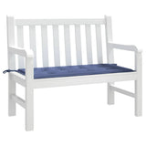 Vidaxx coussin de banc de jardin 100x50x4 cm tissu oxford bleu marine