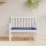 VIDAXL Garden Bench blazina 100x50x3 cm Oxford tkanina morska modra