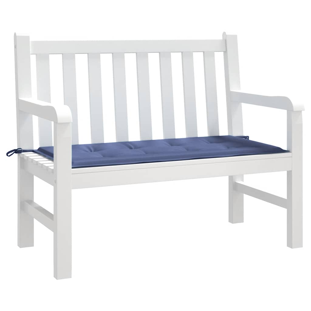 Vidaxx coussin de banc de jardin 120x50x4 cm tissu oxford bleu marine