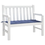 Vidaxx coussin de banc de jardin 120x50x4 cm tissu oxford bleu marine