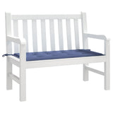 Vidaxl jardin banc coussin 120x50x3 cm oxford tissu marin bleu