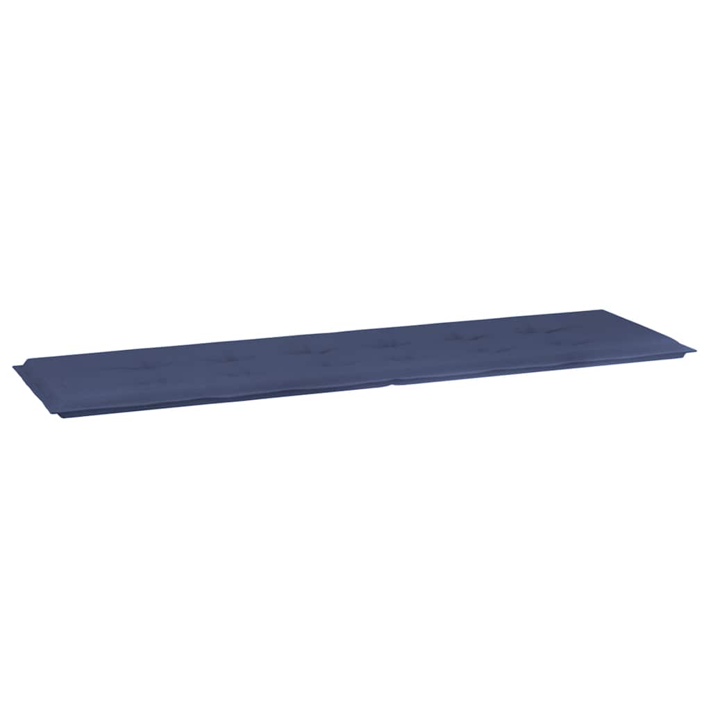 Vidaxx coussin de banc de jardin 180x50x4 cm tissu oxford bleu marine