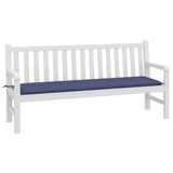 Vidaxx coussin de banc de jardin 180x50x4 cm tissu oxford bleu marine