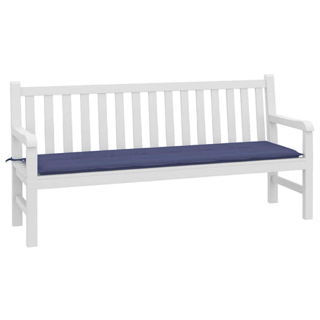 Vidaxx coussin de banc de jardin 180x50x4 cm tissu oxford bleu marine