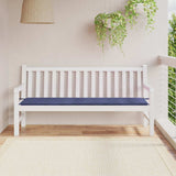 Vidaxx coussin de banc de jardin 180x50x4 cm tissu oxford bleu marine