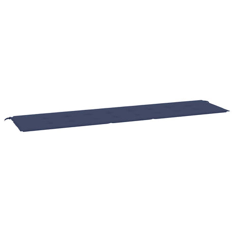 Vidaxx coussin de banc de jardin 200x50x4 cm tissu oxford bleu marine