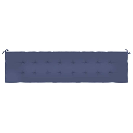 Vidaxx coussin de banc de jardin 200x50x4 cm tissu oxford bleu marine