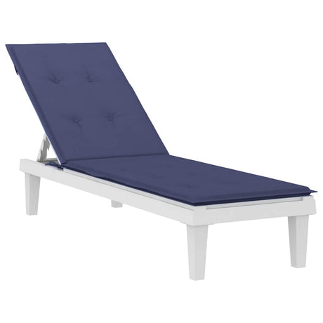 VidaXL coussin de chaise de patio tissu oxford bleu marine