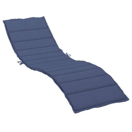 VidaXL coussin de transat tissu oxford bleu marine