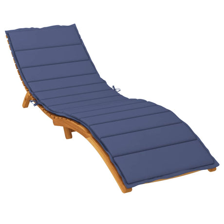 VidaXL coussin de transat tissu oxford bleu marine