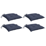 Vidaxl Chair cushions 4 pcs 40x40x7 cm Oxford fabric marine blue