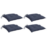 Vidaxx coussins de chaise 4 pcs 50x50x7 cm tissu oxford bleu marine