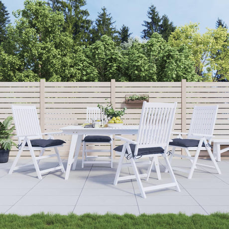 Vidaxx coussins de chaise 4 pcs 50x50x7 cm tissu oxford bleu marine