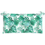 Vidaxl Garden Bench Cushion 100x50x7 CM Oxford Fabric Leaf Mönster