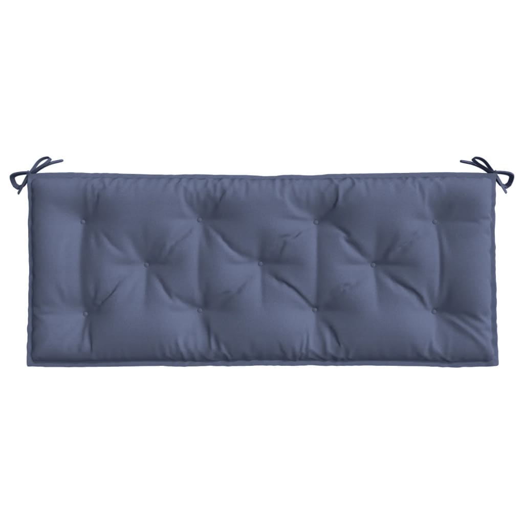 Vidaxx coussin de banc de jardin 120x50x7 cm tissu oxford bleu marine