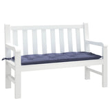 Vidaxx coussin de banc de jardin 120x50x7 cm tissu oxford bleu marine