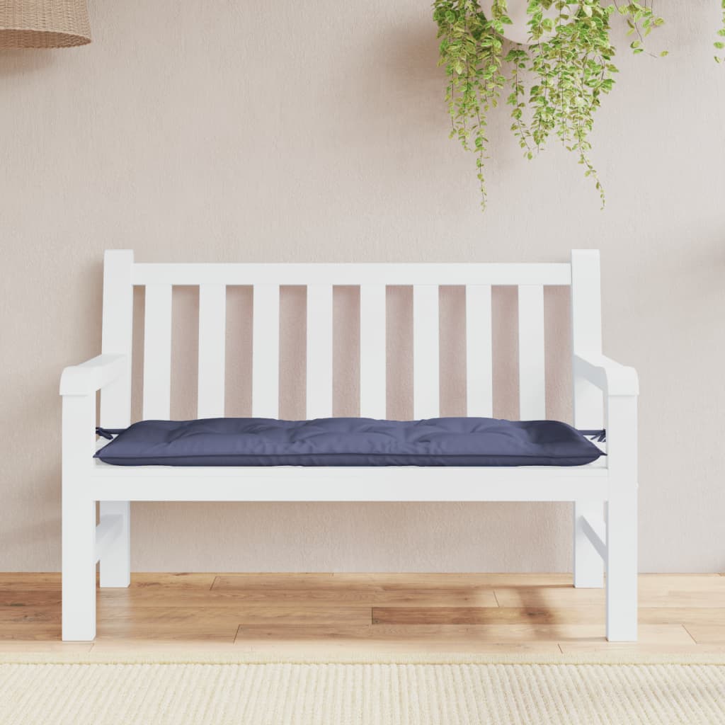 Vidaxl Garden Bench Poduszka 120x50x7 CM Oxford Fabric Blue