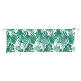 Vidaxx coussin de banc de jardin 150x50x7 cm tissu oxford motif feuille