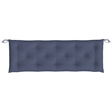 Vidaxx coussin de banc de jardin 150x50x7 cm tissu oxford bleu marine