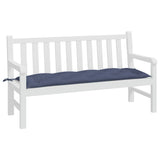 Vidaxx coussin de banc de jardin 150x50x7 cm tissu oxford bleu marine