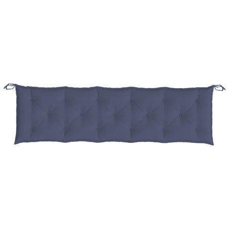 Vidaxx coussin de banc de jardin 180x50x7 cm tissu oxford bleu marine