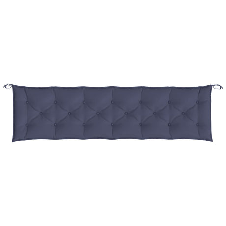 Vidaxx coussin de banc de jardin 200x50x7 cm tissu oxford bleu marine