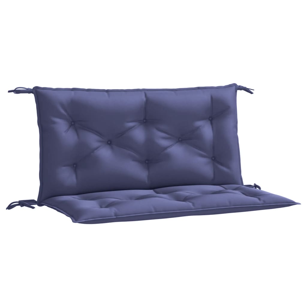 Vidaxx coussins de banc de jardin 2 pcs 100x50x7 cm tissu oxford bleu marine