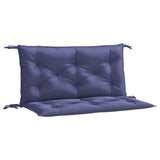 Vidaxx coussins de banc de jardin 2 pcs 100x50x7 cm tissu oxford bleu marine
