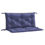 Vidaxl Garden Bench Cushions 2 ST 100x50x7 CM Oxford Fabric Blue azul