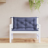 Vidaxx coussins de banc de jardin 2 pcs 100x50x7 cm tissu oxford bleu marine