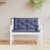 Vidaxl Garden Bench Cushions 2 St 100x50x7 cm tessuto oxford blu marino