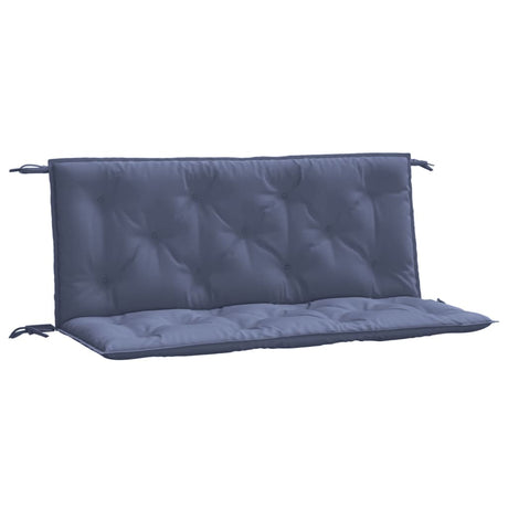 Vidaxx coussins de banc de jardin 2 pcs 120x50x7 cm tissu oxford bleu marine