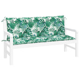 Vidaxl Garden Bench polštáře 2 st 150x50x7 cm Oxford Fabric list vzorec