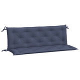 Vidaxx coussins de banc de jardin 2 pcs 150x50x7 cm tissu oxford bleu marine