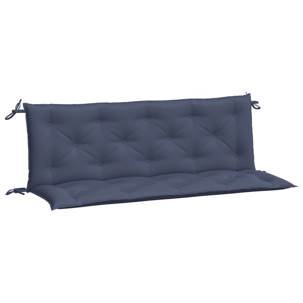 Vidaxl Garden Bench Cushions 2 ST 150x50x7 CM Oxford Fabric Marine Blue