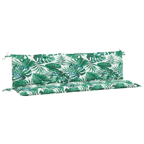 Vidaxx coussins de banc de jardin 2 pcs 180x50x7 cm tissu oxford motif feuille