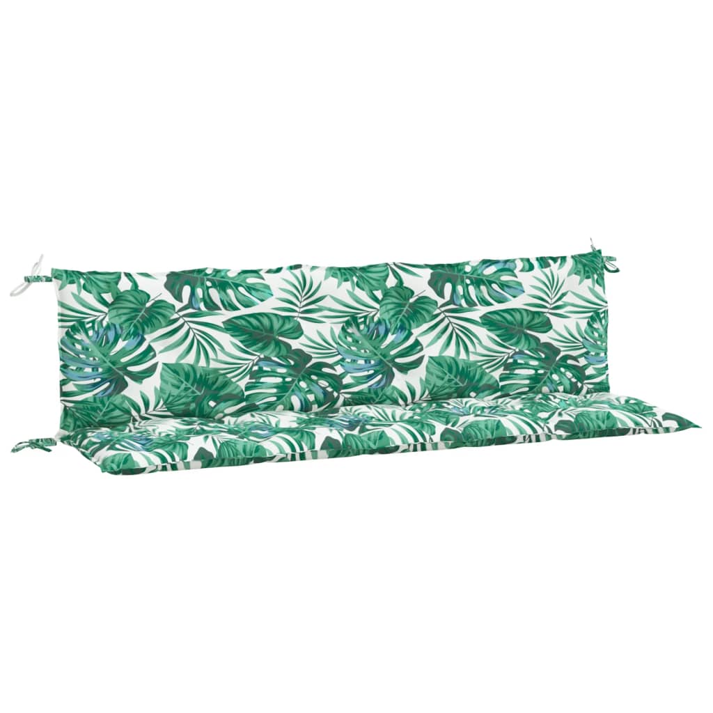 Vidaxl Garden Bench polštáře 2 ks 180x50x7 cm Oxford Fabric list vzorec