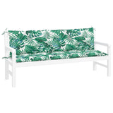 Vidaxl Garden Bench Cushions 2 PCS 180x50x7 CM Oxford Fabric Pattern