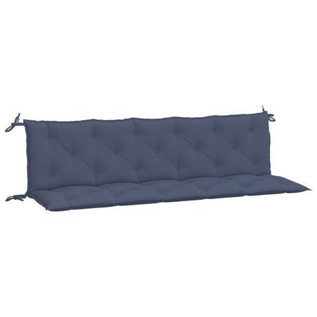Vidaxx coussins de banc de jardin 2 pcs 180x50x7 cm tissu oxford bleu marine