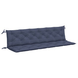 Vidaxx coussins de banc de jardin 2 pcs 200x50x7 cm tissu oxford bleu marine