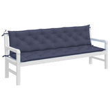 VIDAXL Garden Bench Blaphions 2 St 200x50x7 cm Oxford tkanina morska modra