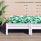 VidaXL coussin palette motif feuille 60x60x9,5 cm tissu oxford