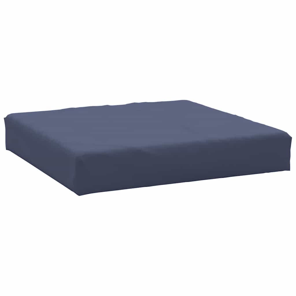 VidaXL coussin palette 60x60x9,5 cm tissu oxford bleu marine
