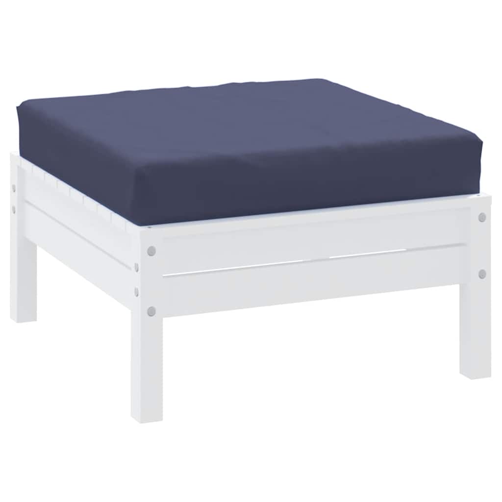 VidaXL coussin palette 60x60x9,5 cm tissu oxford bleu marine