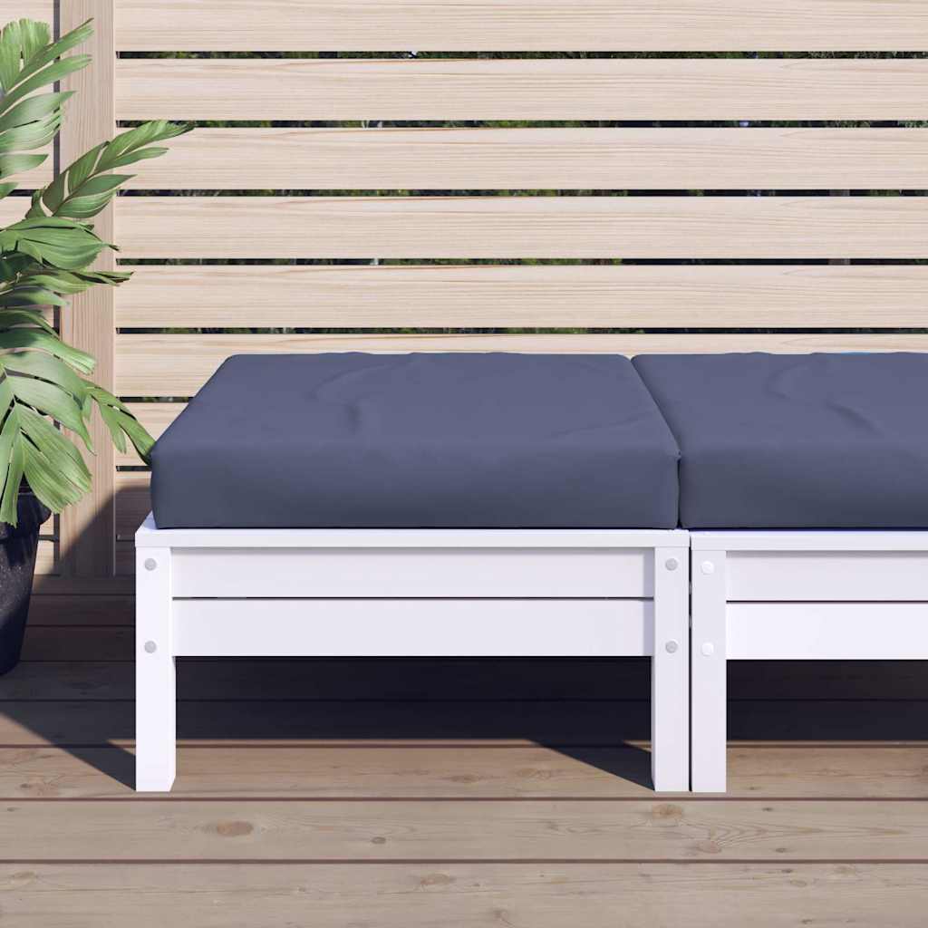 VidaXL coussin palette 60x60x9,5 cm tissu oxford bleu marine