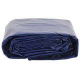 Vidaxl dekzeil 650 g m² 3x5 m blauw