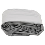 Bâche Vidaxl 650 g m² ø 2,6 m gris